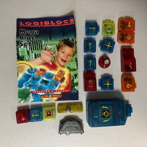 Vintage Logiblocs Mega bloc Activity Set Electronic Building System Circuits